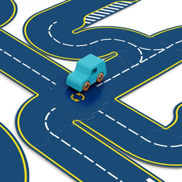 circuito reversible + 2 coches