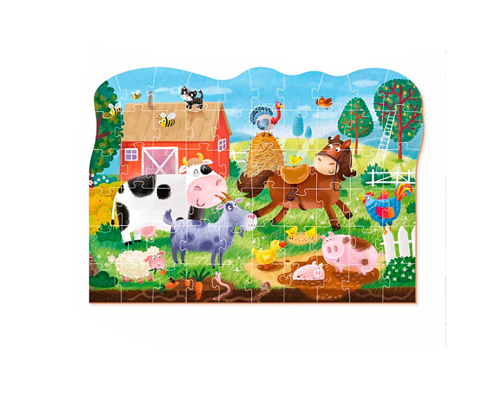 puzzle granja 60 pcs