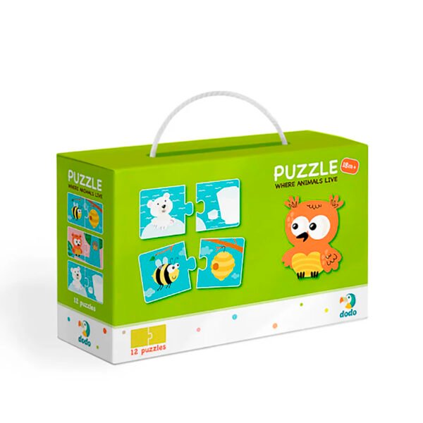puzzle ¿dÓnde viven los animales?