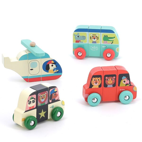 juego magnético coches