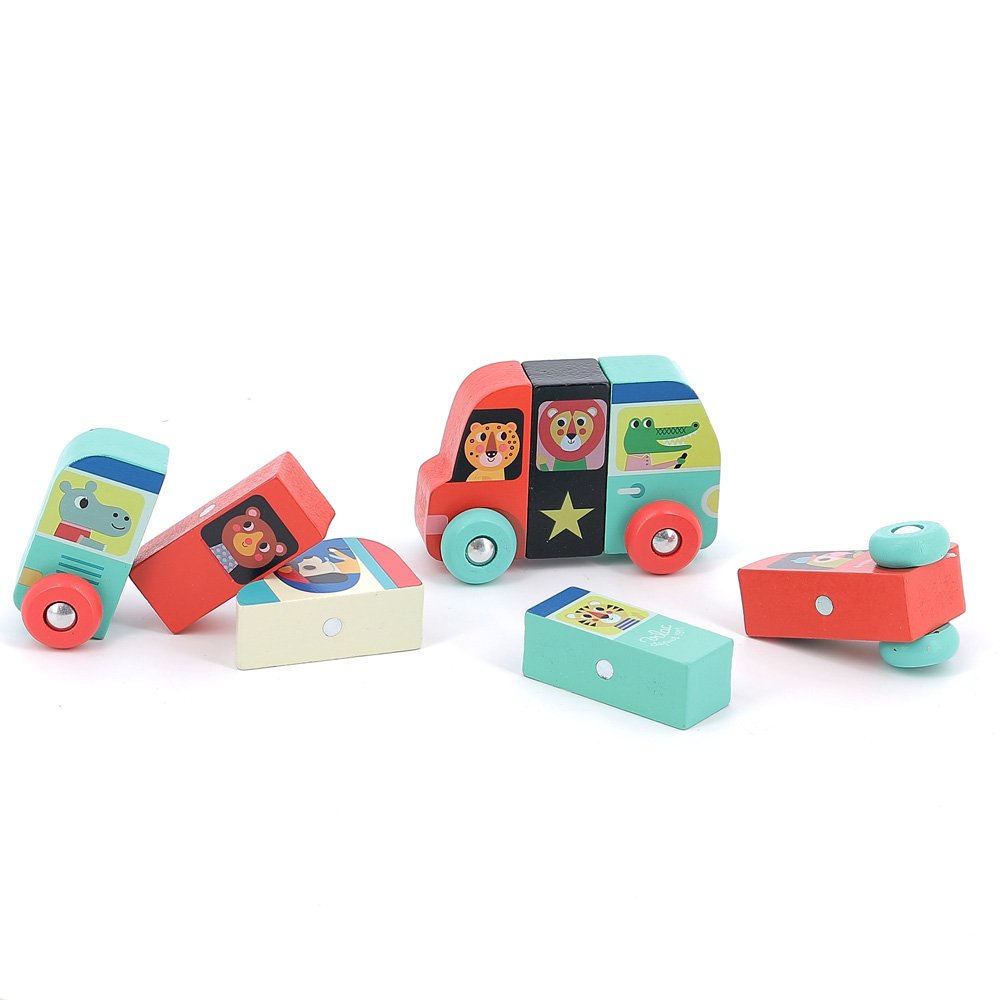 juego magnético coches
