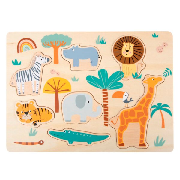 puzzle madera safari