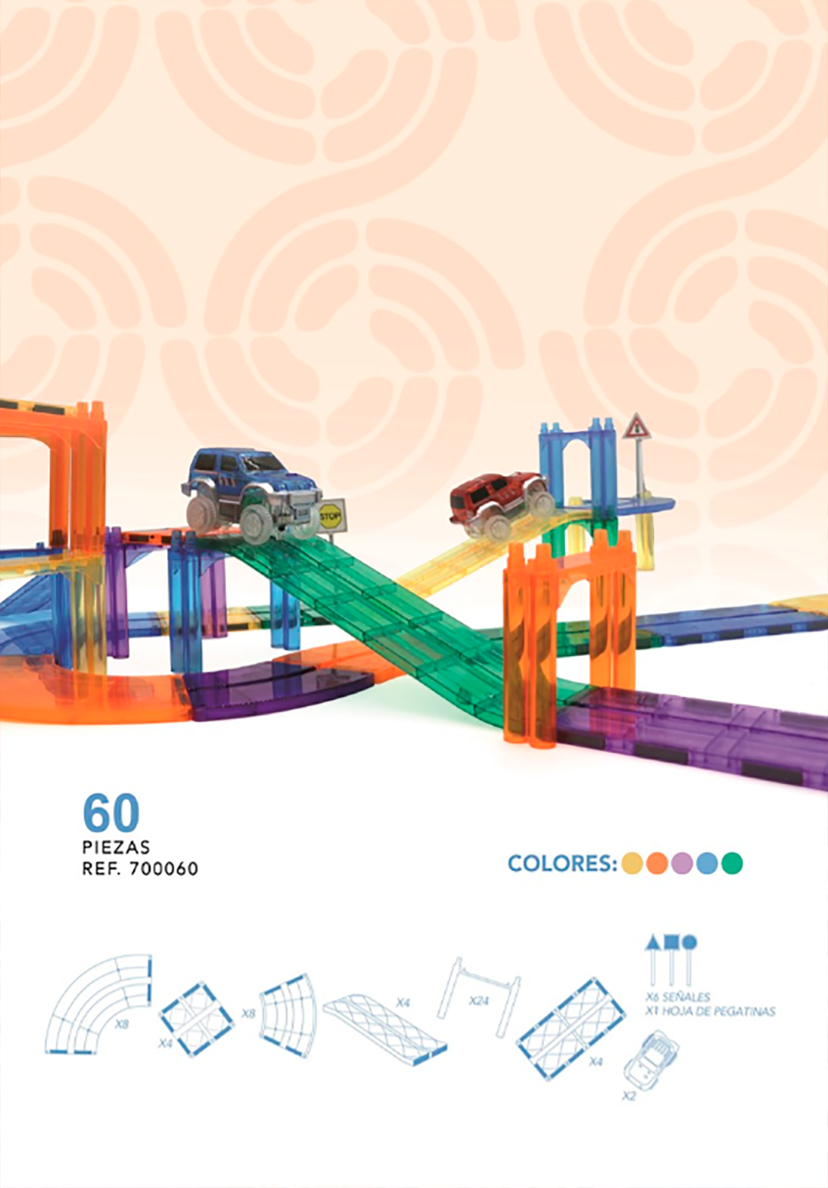 nomic vroom 60 piezas magnéticas nomic vroom 60 piezas magnéticas