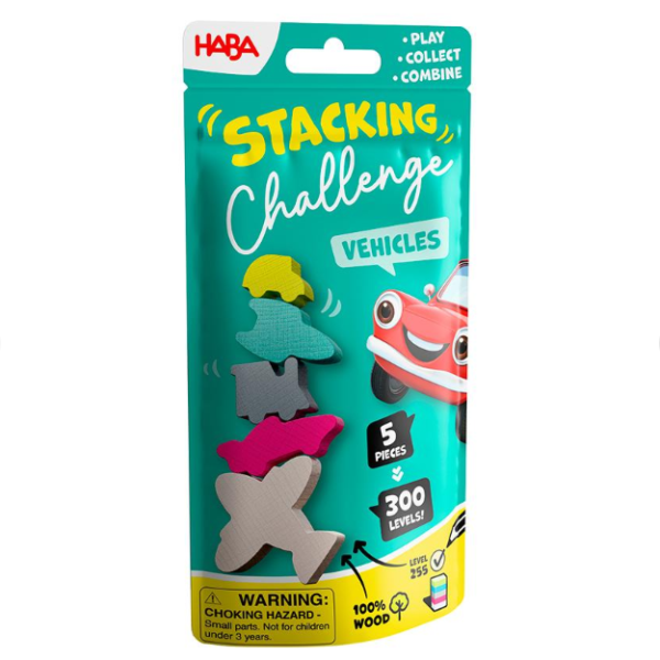 juego de lógica vehículos stacking challenge
