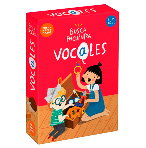 juego de cartas 'busca y encuentra vocales'